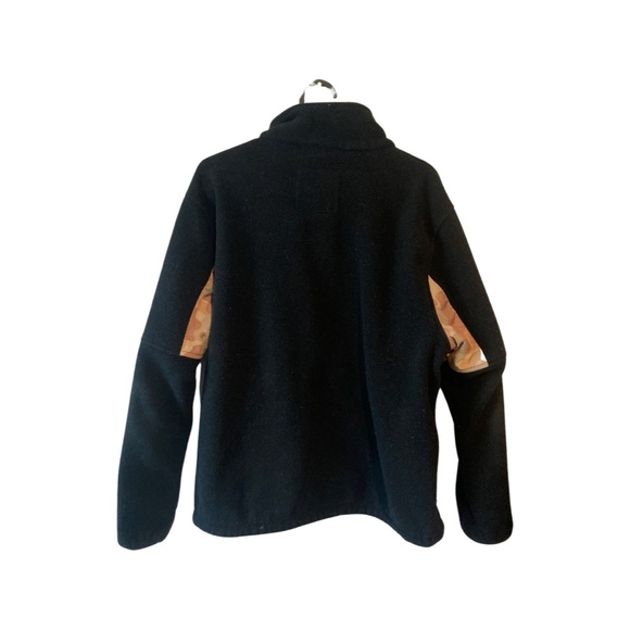 Vintage Stussy US M Black Fleece with Red & Brown camo - Picture 2 of 6